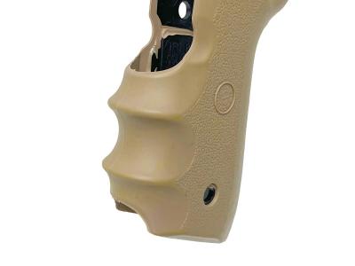 [NB] HOGUEタイプ BERETTA 92F ラバーグリップ・フィンガーグルーブ TAN (中古)サブ画像へ2