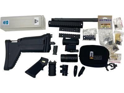 [WE] FN SCAR-L GBB V3 BK ガスブローバック ミリタリー刻印仕様 M-LOK  Clone Tech PMMモデル PTS MASADAストック カスタム (中古)サブ画像へ10