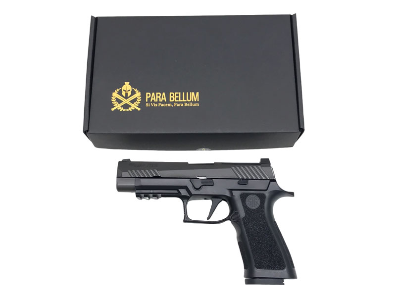 [Para Bellum] SIG SAUER P320 XFULL 4.7in ブラック/グレー ガスブローバック ハーフメタル (新品)