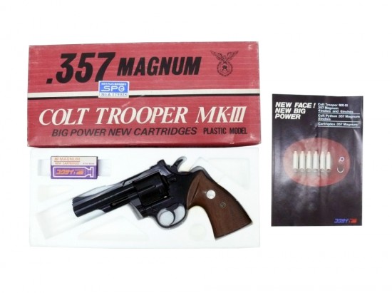 [コクサイ] コルト トルーパー MK-III 4インチ ABS No.45 発火モデルガン (中古)