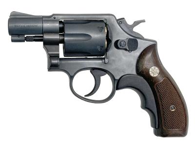 [マルシン] S&W M10 Xカートリッジ ガスリボルバー 2インチ スナブノーズ プラグリップ仕様 エクセレントHW (中古)サブ画像へ1