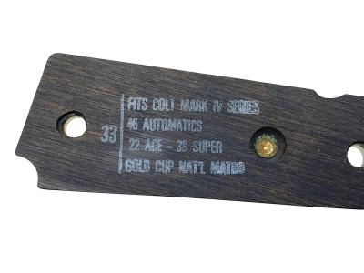 [Jay Scott] 1911モデル用グリップ ラミネーテッドホワイトパール (中古)サブ画像へ3