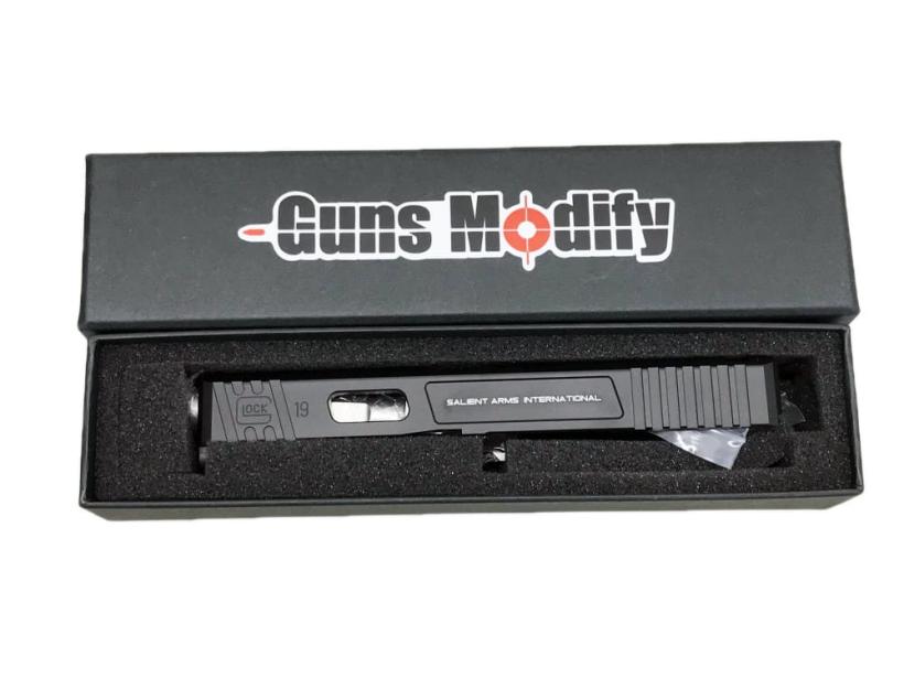 [Guns Modify] Glock19 SAI Tier One CostaLudus アルミスライド/タクティカルバレルセット (未使用)