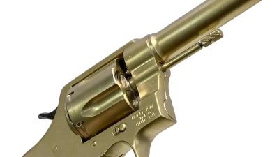 [ハドソン] コルト M1917 Cal.45 スムース木製グリップ SMG 金属モデルガン 再塗装品 ガンケース付 (中古)サブ画像へ10