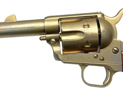 [マルシン] コルト SAA シングルアクション・ウエスタンリボルバー シェリフズモデル 3インチ 再塗装/シリンダー内Fピン1箇所折れ (訳あり)サブ画像へ2