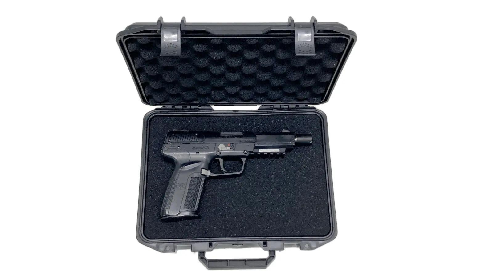 [東京マルイ] FN 5-7 ファイブセブン ガスブローバック バレルカスタム　ガンケース付 (中古)