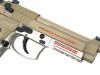 [BATON] BM-9 CO2 ガスブローバック 2rdロット ベレッタM9A3タイプ FDE 刻印墨入れ (中古)
