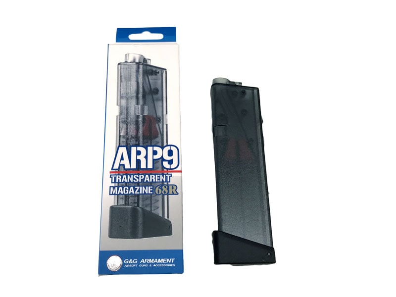 [G&G] ARP 9 68連 Smoke Transparent マガジン G-08-213 (新品)