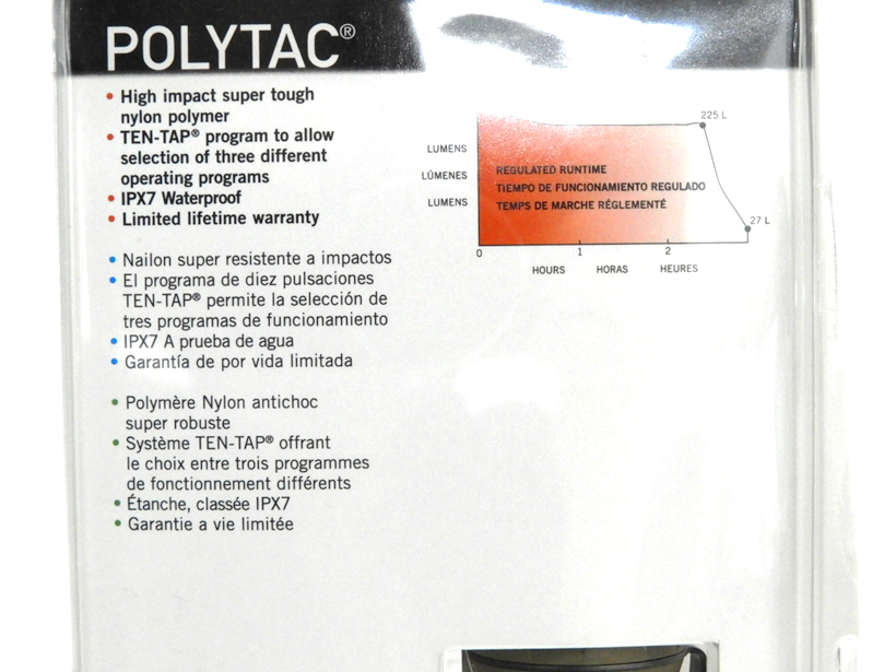[STREAMLIGHT] POLYTAC 275ルーメン ライト (未使用) 製品詳細画像2 
