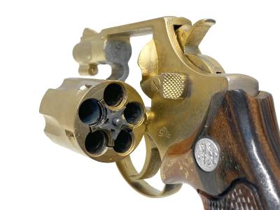 [東京CMC] S&W M36 チーフスペシャル 2インチ 金属モデルガン シリンダー不良/再塗装/グリップカスタム (訳あり)サブ画像へ6