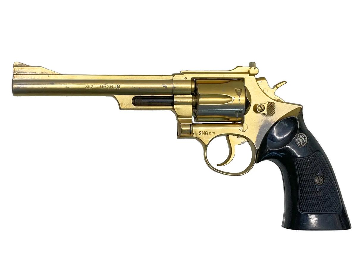 [コクサイ] S&W M19 コンバットマグナム 6インチ 金属モデルガン 再塗装品 (中古)