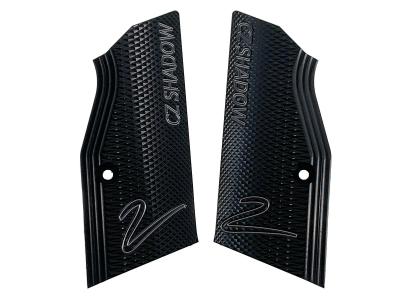 [Carbon8] CZ SHADOW 2 対応 ショート グリップパネル & マグウェル セット ブラック (中古)サブ画像へ1