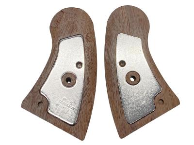 [タナカ] +Weight パイソン アメリカンウォールナット サービスチェッカーグリップ (中古)サブ画像へ1