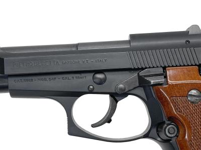 [WA] ベレッタ M84FS カーボンブラックHW  ガスブローバック バレル接着跡/給弾難 グリップ/フロントサイトカスタム (訳あり)サブ画像へ3