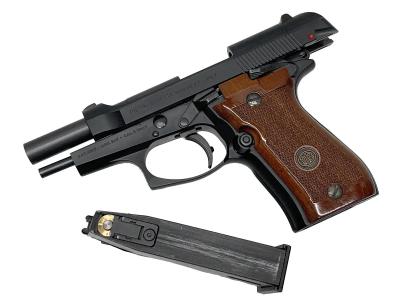 [WA] ベレッタ M84FS カーボンブラックHW  ガスブローバック バレル接着跡/給弾難 グリップ/フロントサイトカスタム (訳あり)サブ画像へ6