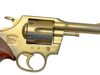 [ハドソン] コルト オフィシャルポリス 4インチ 金属モデルガン 再塗装/グリップカスタム (中古)サブ画像へ3