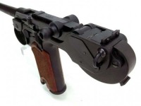 [CAW] ボーチャードピストル Ludwig Loewe HW BK ダミーカートモデル (中古)