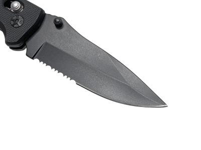 [FLISSA] アウトドアナイフ 折りたたみナイフ フォールディングナイフ ブラック (中古)サブ画像へ3