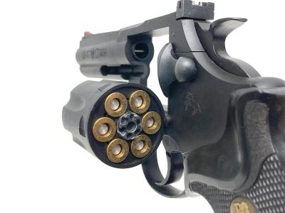 [KSC] コルト キングコブラ 4インチ ブラックHW パックマイヤーグリップ 発火モデルガン (中古)サブ画像へ6