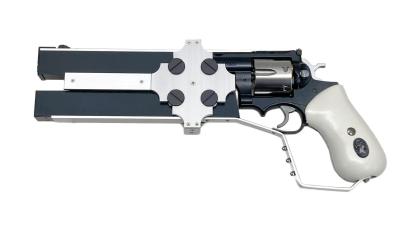 [マルシン] スーパーレッドホーク MAXI 9.5インチ ブラックHW 8mmベースカスタム 【ガングレイヴ「ケルベロス」】 ガスリボルバー (中古)サブ画像へ1