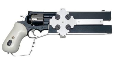 [マルシン] スーパーレッドホーク MAXI 9.5インチ ブラックHW 8mmベースカスタム 【ガングレイヴ「ケルベロス」】 ガスリボルバー (中古)サブ画像へ2