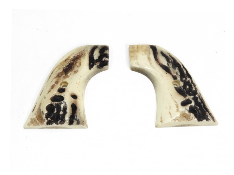 [Leather art KEIN] タナカ SAA用 スタッグホーンフェイクグリップ (中古)