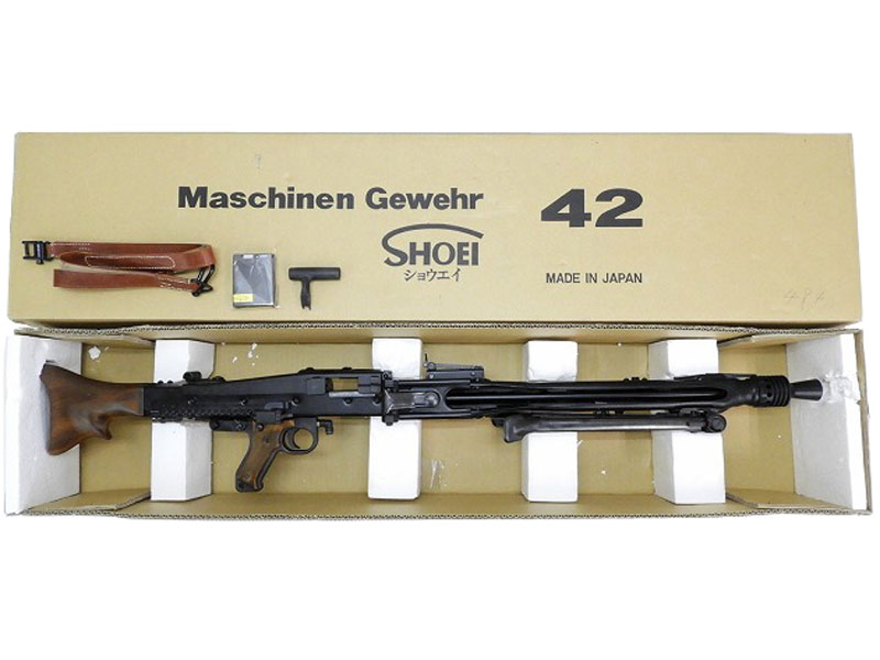 [松栄/ショウエイ] MG42 / MASCHINEN GEWEHR42 外部パワーソース式 ハンドル破損 (中古)
