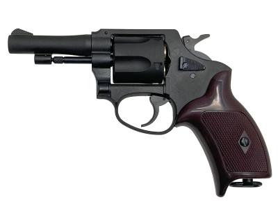 [マルシン] ポリスリボルバー 3インチ 77ミリ銃身 Xカートリッジ プラグリップ仕様 ブラックHW　ガスリボルバー (新品)サブ画像へ1