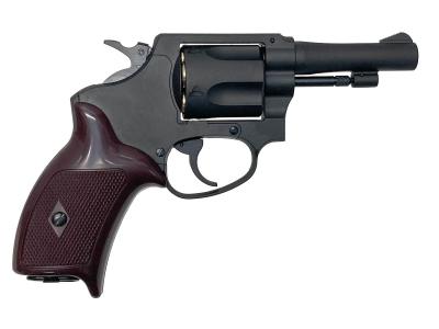 [マルシン] ポリスリボルバー 3インチ 77ミリ銃身 Xカートリッジ プラグリップ仕様 ブラックHW　ガスリボルバー (新品)サブ画像へ2