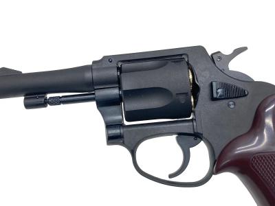 [マルシン] ポリスリボルバー 3インチ 77ミリ銃身 Xカートリッジ プラグリップ仕様 ブラックHW　ガスリボルバー (新品)サブ画像へ3