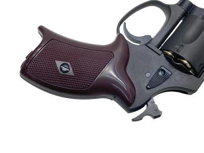 [マルシン] ポリスリボルバー 3インチ 77ミリ銃身 Xカートリッジ プラグリップ仕様 ブラックHW　ガスリボルバー (新品)サブ画像へ5