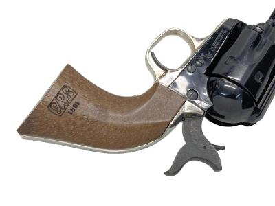 [東京CMC] COLT SAA シビリアン ABS 発火モデルガン ツートンカスタム 刻印入り木製グリップ装備 フレームクラック (訳あり)サブ画像へ5