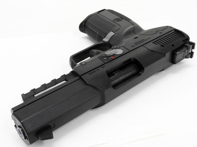 [マルシン] FN 5-7 ファイブセブン EXB2 真鍮ピストン仕様 Ver.2 ブラック CO2ガスブローバック (中古) 製品参考画像 