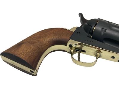 [ハドソン] コルト SAA ピースメーカー 5-1/2インチ アーティラリー US刻印 HW 発火モデルガン木製グリップ/金色バックストラップ カスタム (中古)サブ画像へ3