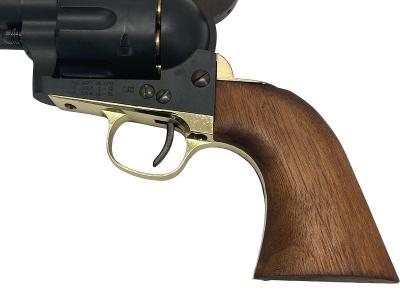 [ハドソン] コルト SAA ピースメーカー 5-1/2インチ アーティラリー US刻印 HW 発火モデルガン木製グリップ/金色バックストラップ カスタム (中古)サブ画像へ5