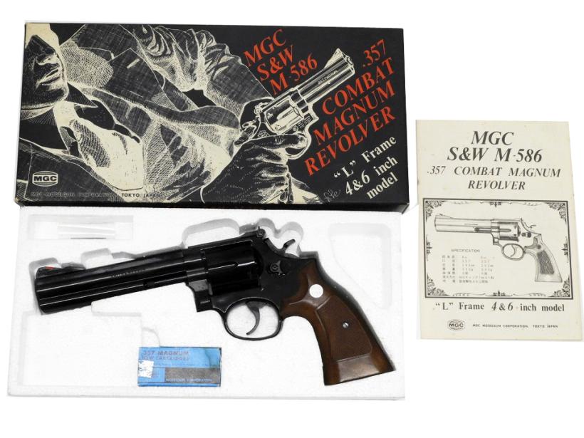 [MGC] S&W M586 コンバット・マグナム 6インチ ABS モデルガン (中古)