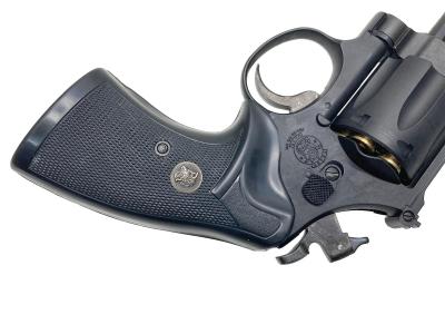 [MGC] S&W M29 .44マグナム 6.5インチ HW パックマイヤーグリップ装備 発火モデルガン (中古)サブ画像へ5