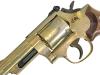 [コクサイ] S&W M19 コンバットマグナム 4インチ 金属モデルガン NO.14 木製グリップカスタム (中古)