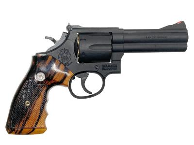 [マルシン] S&W M586 4インチ HW 発火モデルガン 木製グリップカスタム (中古)サブ画像へ1