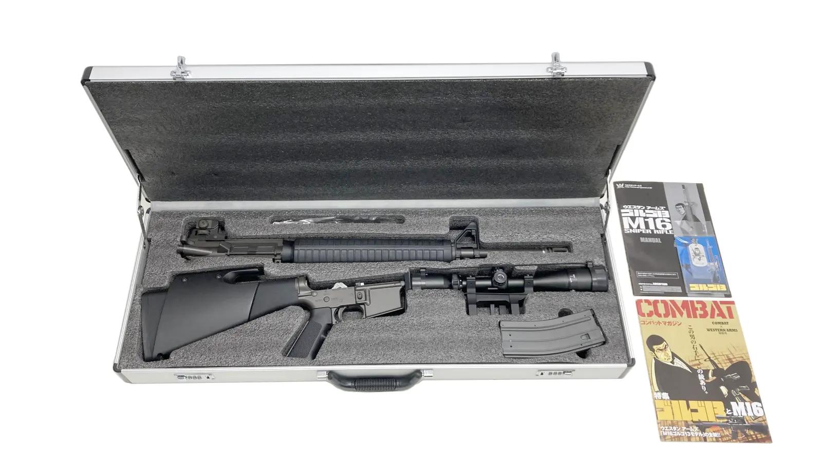 [WA] ゴルゴ13 M16 スナイパー・ライフル ガスブローバック (中古)