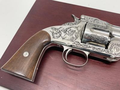 [フランクリン・ミント] S&W モデル3 ワイアット・アープモデル 専用木箱 専用額付き .Ver (中古)サブ画像へ5