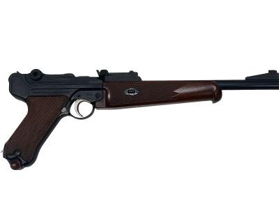 [ファルコントーイ] ルガー アーティラリーカスタム ブラック ガスガン (中古)サブ画像へ1