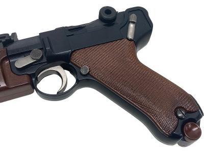 [ファルコントーイ] ルガー アーティラリーカスタム ブラック ガスガン (中古)サブ画像へ4