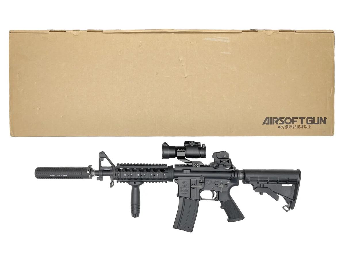 [WA] M4A1 アメリカンスナイパー　S-Ver マグナブローバック 樹脂レシーバー結合部割れあり (ジャンク)