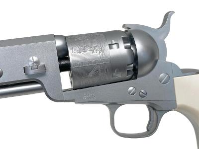 東京マルイ] エアリボルバー プロ M1851 NAVY エアガン シルバー (新品