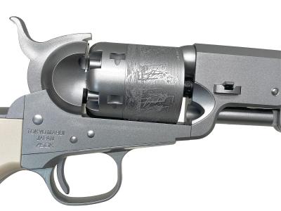 [東京マルイ] エアリボルバー プロ M1851 NAVY エアガン シルバー (新品)サブ画像へ4