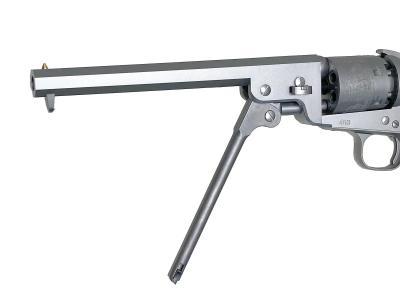 [東京マルイ] エアリボルバー プロ M1851 NAVY エアガン シルバー (新品)サブ画像へ7