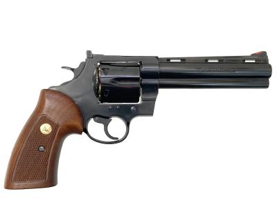 [マルシン] コルトアナコンダ/6インチ Xカートリッジ 6mmBB Wディープブラック 木製グリップ仕様 ロット違い (中古)サブ画像へ2