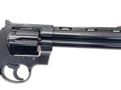 [マルシン] コルトアナコンダ/6インチ Xカートリッジ 6mmBB Wディープブラック 木製グリップ仕様 ロット違い (中古)サブ画像へ4