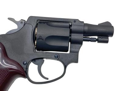 [マルシン] ポリスリボルバー 2インチ 51ミリ銃身 Xカートリッジ 【プラグリップ仕様】 ブラックHW (新品)サブ画像へ4